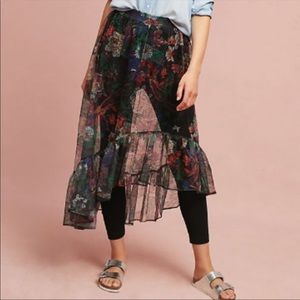 Anthropologie MAEVE Meena Skirted Pants Leggings